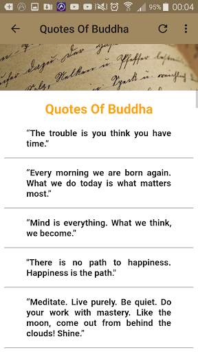 Quotes of Buddha screenshot 8