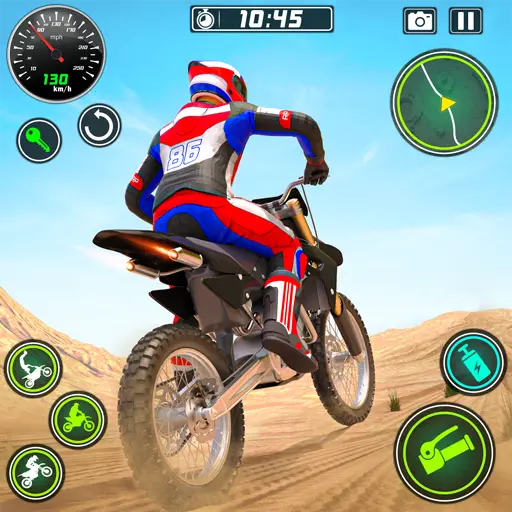Bike Stunt Balap Motor Games screenshot 2