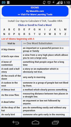 Idioms- Grammar скриншот 1