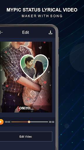 MyPic Status Lyrical Video Maker With Song screenshot 5