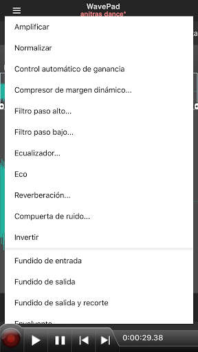 WavePad, editor de audio screenshot 5