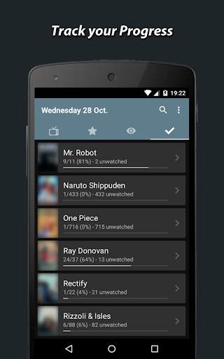 Showly - TV Shows Tracker 5 تصوير الشاشة