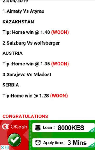 TOP 5 BEST BETTING TIPS screenshot 1