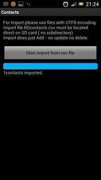 Import Contacts Export Contact screenshot 3