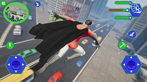 Flying Super Hero Vegas Rescue screenshot 4