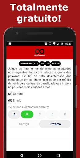 Simulado Português para Concursos скриншот 3