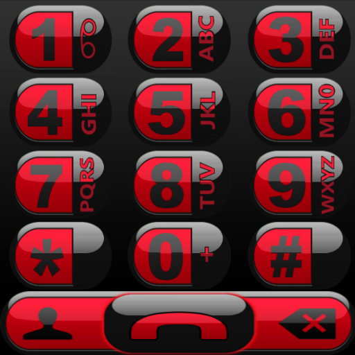 THEME FUTURA RED EXDIALER icon