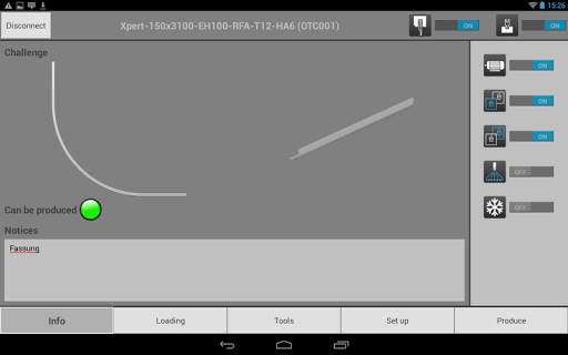 Bystronic Tablet Control screenshot 1