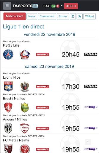 Programme TV Sport screenshot 1