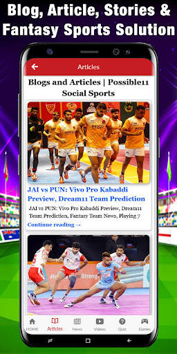 Possible11 Fantasy Sports screenshot 5