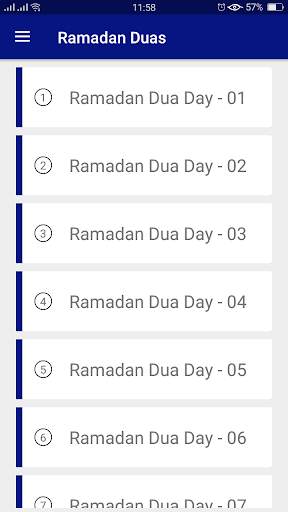 Daily Ramadan Dua’s 2018 screenshot 1