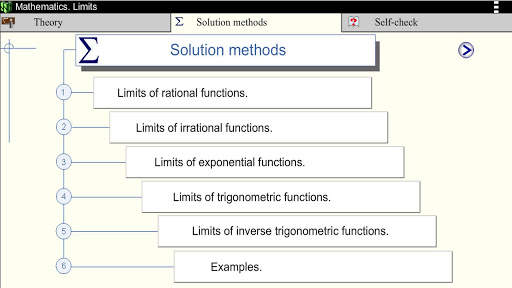Math. Limits screenshot 3
