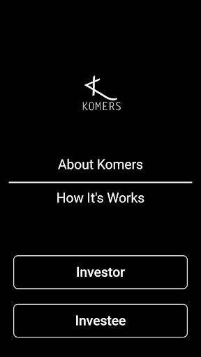 Komers Mobile Application screenshot 1