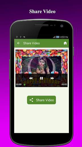 Birthday Photo Frame To Video screenshot 7
