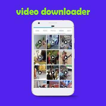 Video Downloader for Facebook  HD screenshot 1