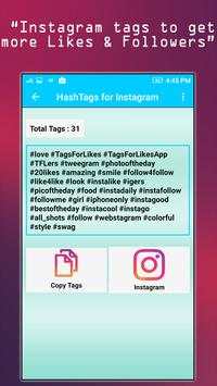 Top Tags for Instagram Likes : Likes for Instagram screenshot 4