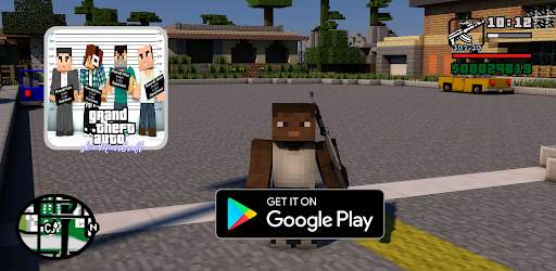 Skin Craft Theft Auto for GTA Minecraft PE screenshot 1