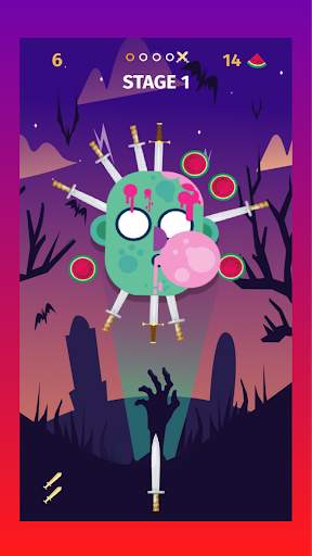 Zombie Knife Thrower screenshot 1