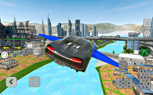 Modern Flying Car Driving Sim screenshot 3