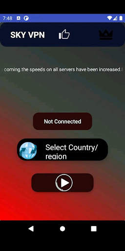 Sky VPN Pro screenshot 1