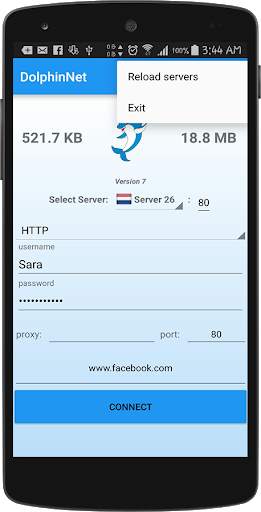 DolphinNet VPN screenshot 1