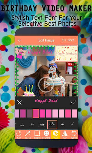 Birthday Video Maker screenshot 5