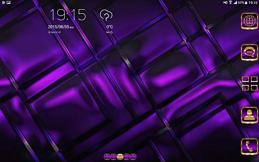 Abstract Violet Go Launcher theme screenshot 12