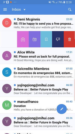 Email App for Hotmail, Outlook & Exchange Mail screenshot 1