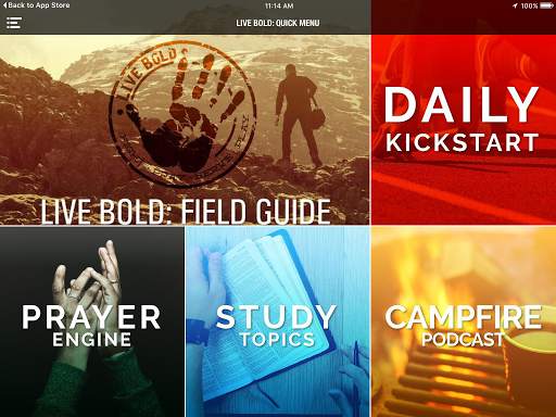 Christian App for Men: Live Bold screenshot 1