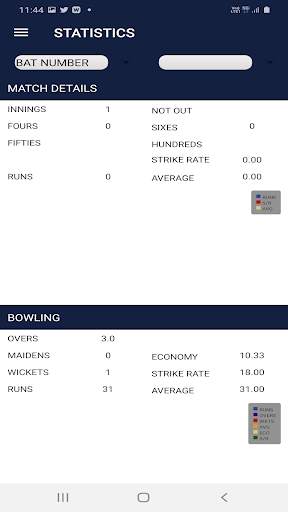 Cricket Statistics screenshot 6