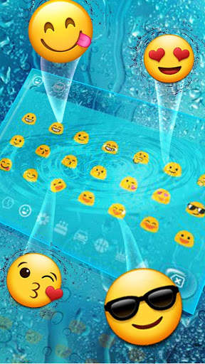 Glass Water Keyboard Theme screenshot 3