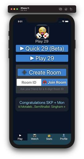 Play 29 | Online 29 Card Game screenshot 1