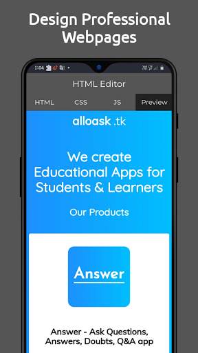 Code Editor Mobile Free - Python, C, HTML, JS, CSS screenshot 5