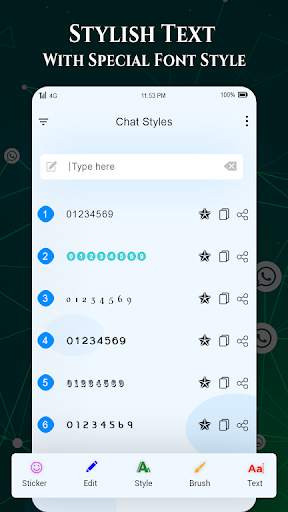 Chat style text for WhatsApp screenshot 3