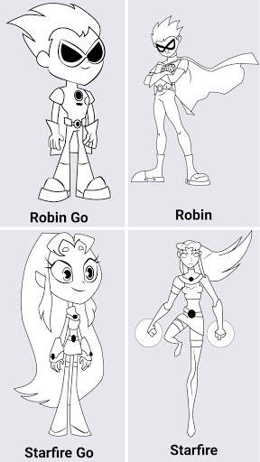 How to draw Teen Titans screenshot 1