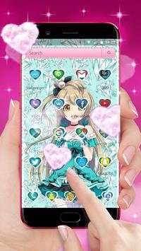 Anime Girl live Wallpaper screenshot 1
