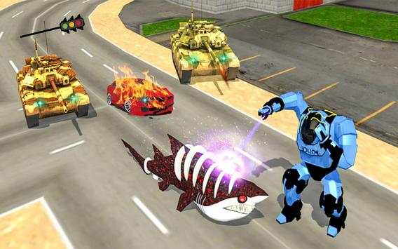 Robot Shark Simulator:Angry Shark Attack screenshot 9