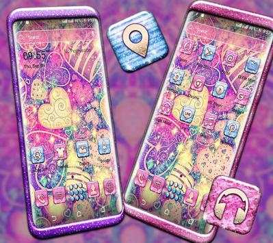 Bling Love Heart Launcher Theme screenshot 4