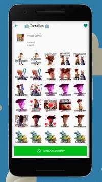 Toy Story Stickers 3 تصوير الشاشة