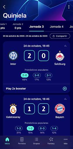 Champions League oficial screenshot 6