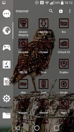 Patti Bills DarkRed Icon Pack screenshot 20