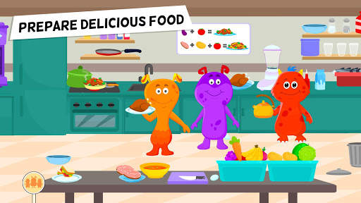 My Monster Town: Restaurant Cooking Games for Kids screenshot 18