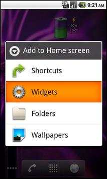 Battery Widget & thermometer screenshot 3