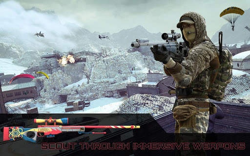 Sniper Shooting Ops: Snow Battle Offline Shooting screenshot 2