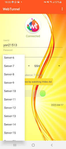 WebTunnel screenshot 2