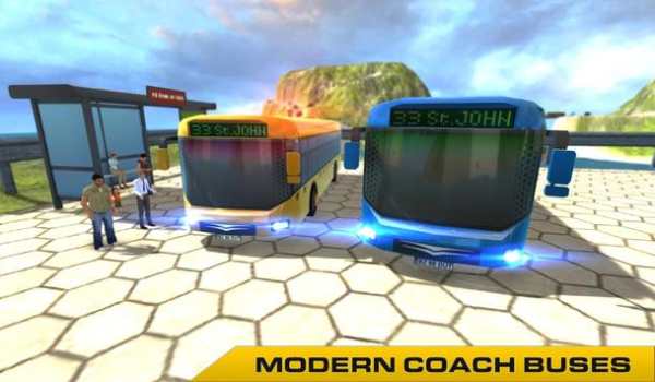 Real Extreme Modern Offroad Hill Bus Simulator screenshot 7