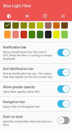 sFilter - Blue Light Filter screenshot 3