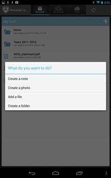 McAfee Personal Locker screenshot 10