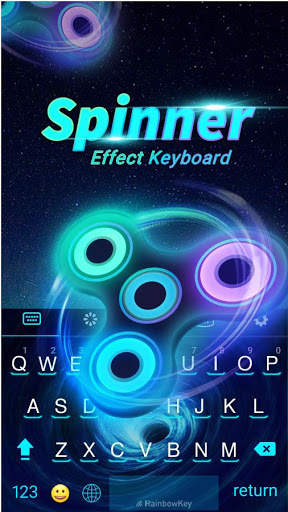 Fidget Spinner Keyboard Theme स्क्रीनशॉट 1
