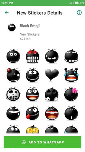 New Stickers For WhatsApp - Emoji WAStickerApp screenshot 3